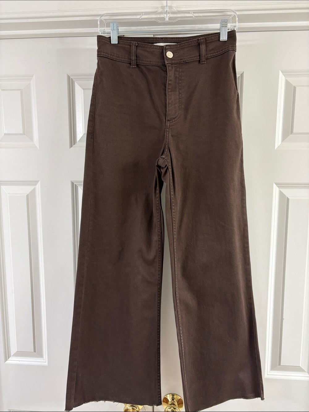 Mango MNG Catherine Culotte Jeans. Brown Color. Size 36/4. Great condition!